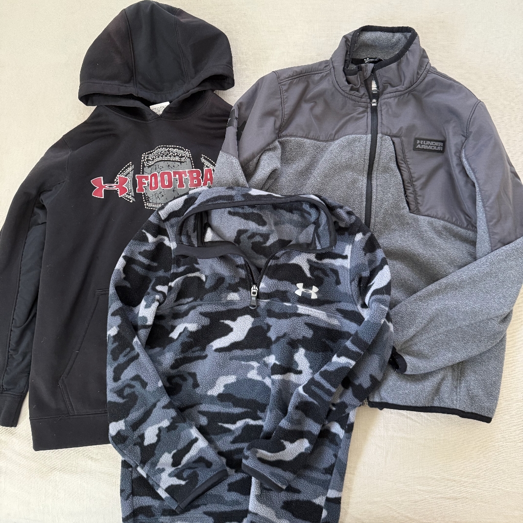Under Armour Hoodie And Jackets Bundle Kids 7 Youth Medium